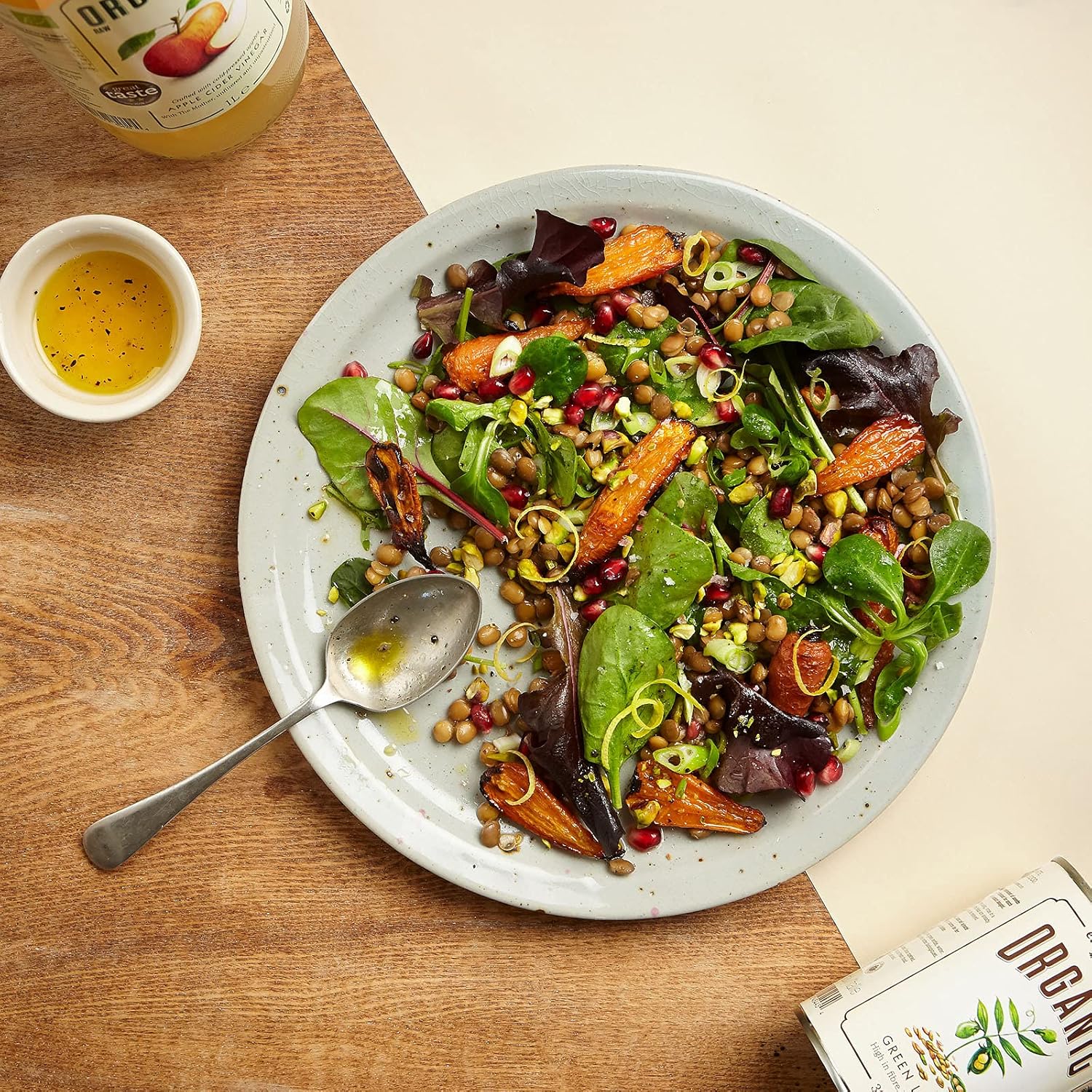 Eat Wholesome Vinaigre de Cidre de Pomme Cru Bio Non Filtré avec « La Mère », 1L