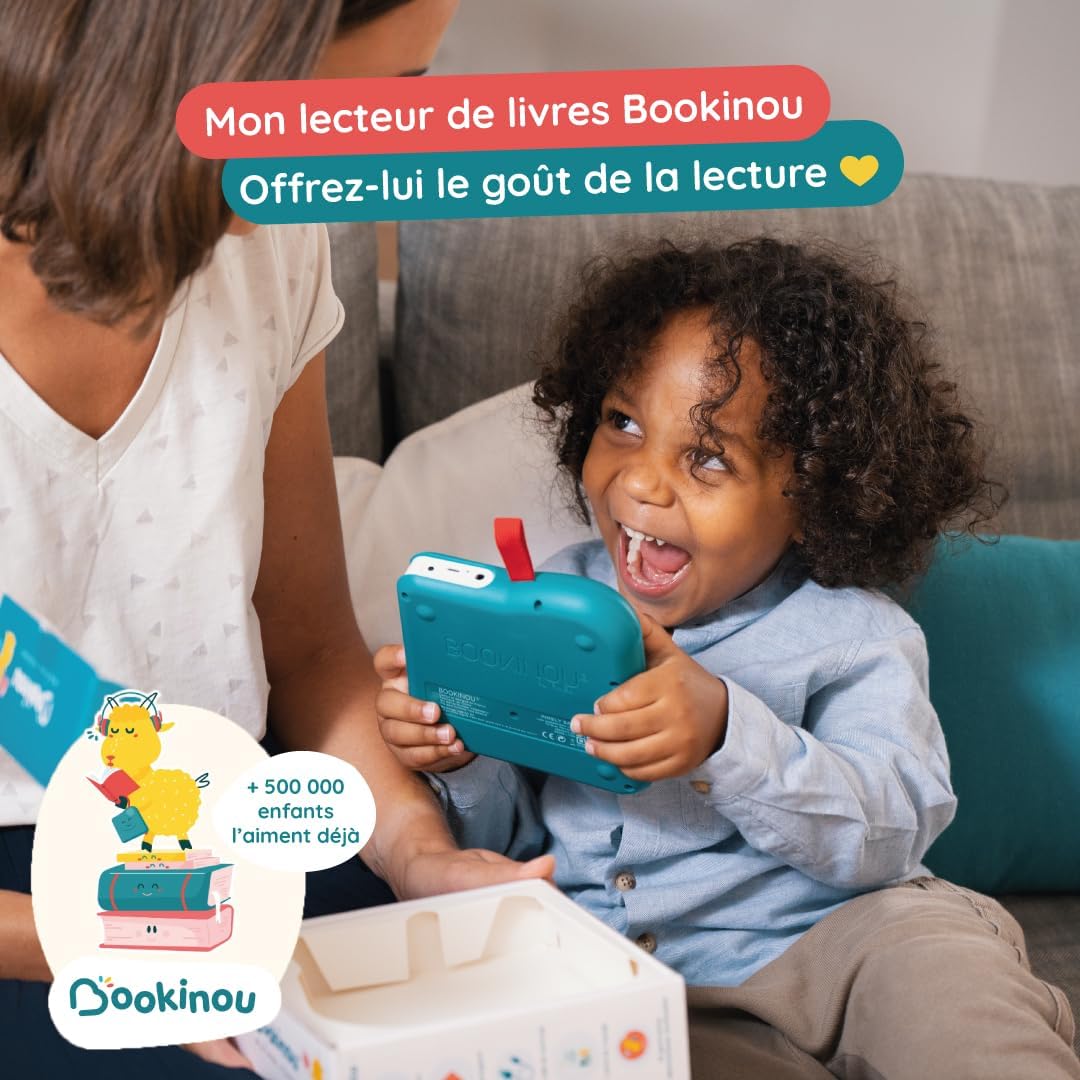 Lecteur de livres dès 2 ans, qui lit ses livres avec la voix de sa famille