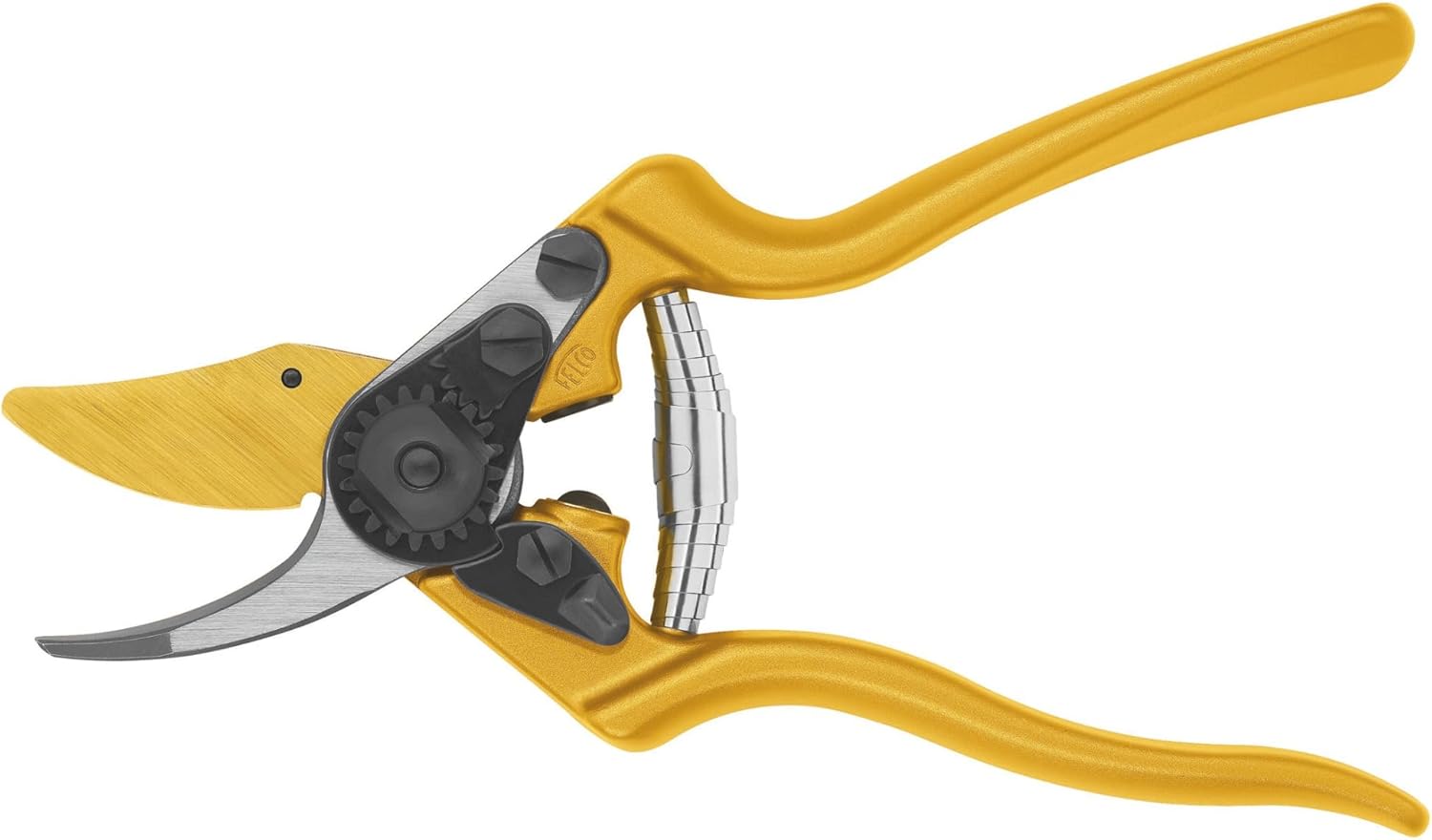 6 Sécateur personnalisable Lame F-Gold/Poignées dorées – premium et ergonomique, lame or-cobalt durable, coupe nette 20 mm, aluminium forgé, Swiss Made F-Gold/Doré