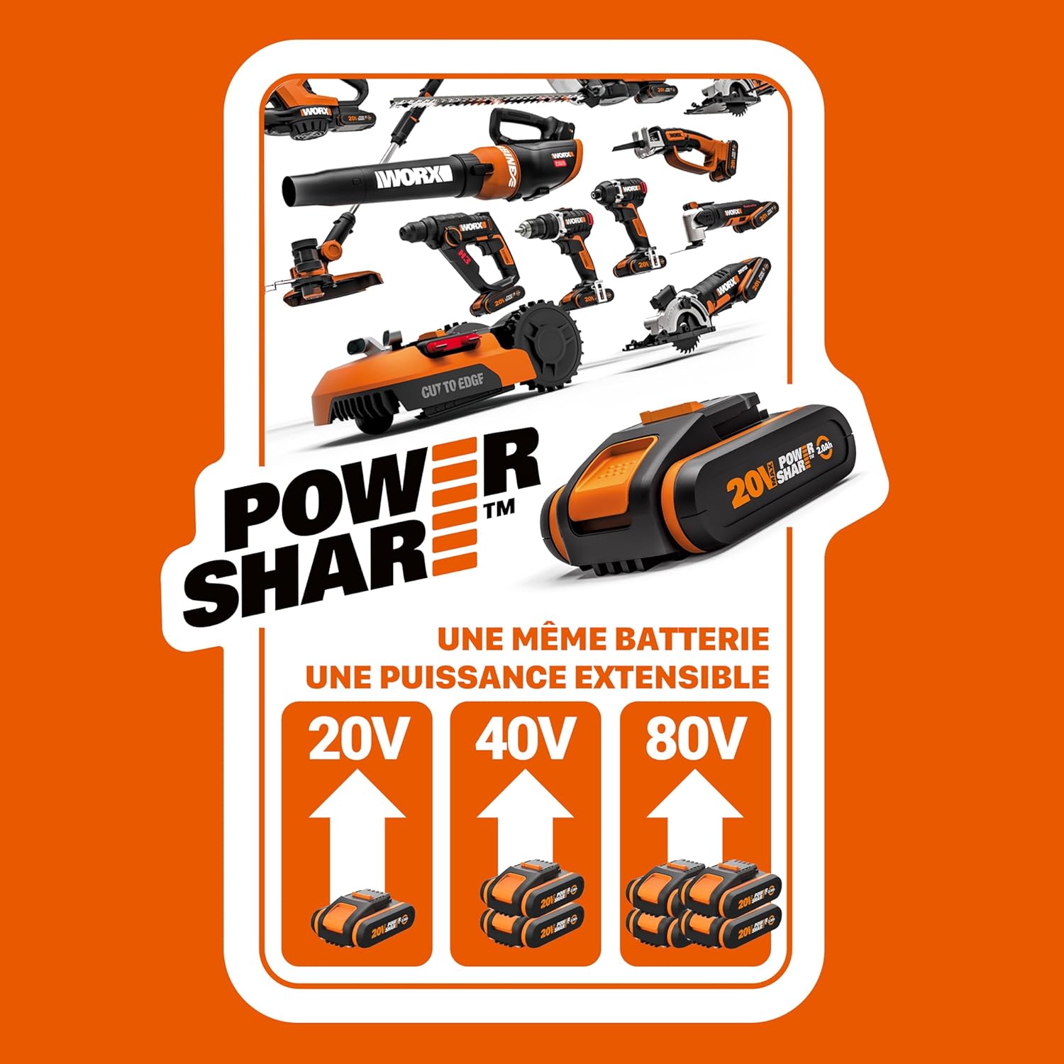 Aspirateur-Souffleur sans Fil Brushless 40V WG583E.9, 2 en 1, Vitesse de 335km/h, 2 Modes de Vitesses pour Plus d'efficacité, avec Harnais et Sac, livré sans Batterie ni Chargeur Aspirateurs / Souffleurs / Broyeurs 335 km/h - sans batterie