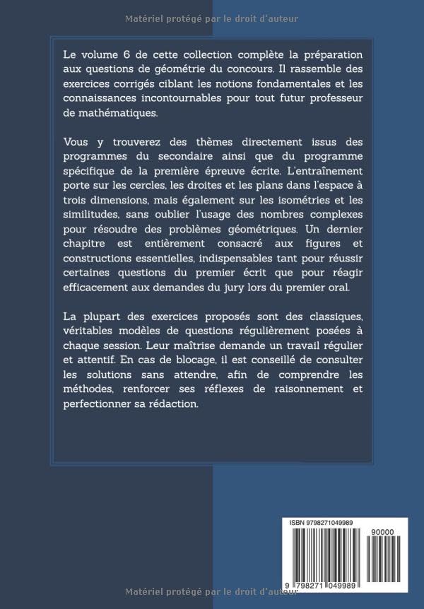 PREPA CAPES MATHS 2026: Géométrie II