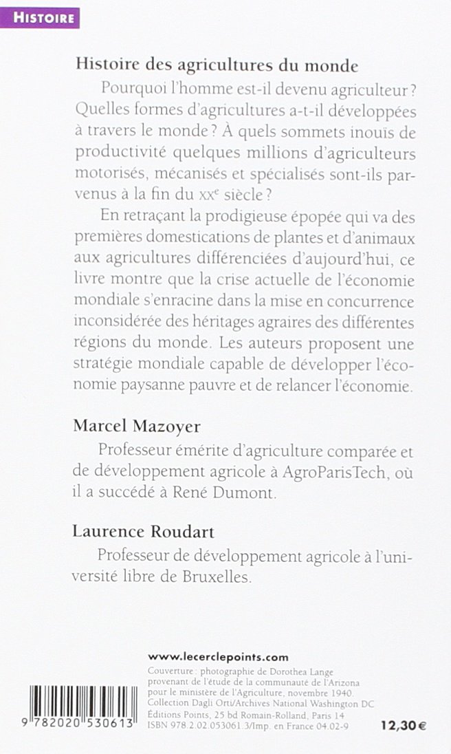 Histoire des agricultures du monde : Du néolithique à la crise contemporaine