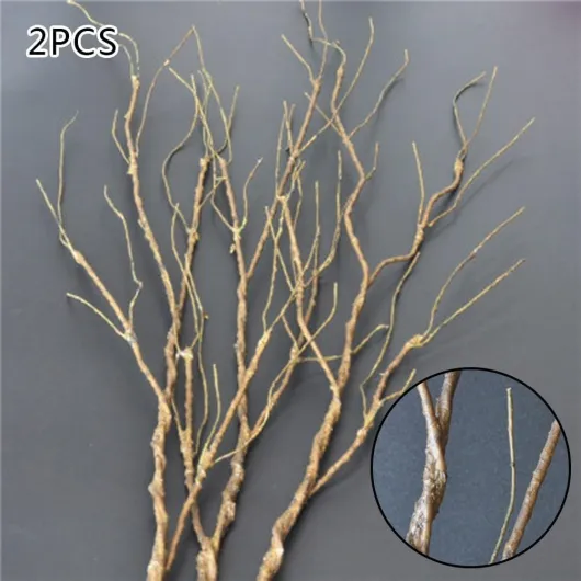 Lot de 2 branches de vigne séchées artificielles de 95 cm pour décoration de mariage et décoration d'intérieur