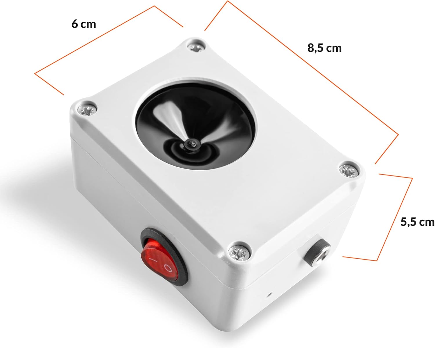 Répulsif Ultrasons pour rongeurs, Souris, Rats et Martres - Facile à Monter sur l'aimant - pour Repousser Animaux Nuisibles - Appareil Haute fréquence - Protecteur de Jardin, Maison, Garage, Grenier