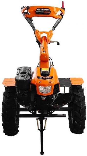 Motoculteur Thermique à Traction 212cm3, Largeur de Travail jusqu'à 105cm, 2 Vitesses AV/1 AR, Guidon Ajustable - DAEWOO