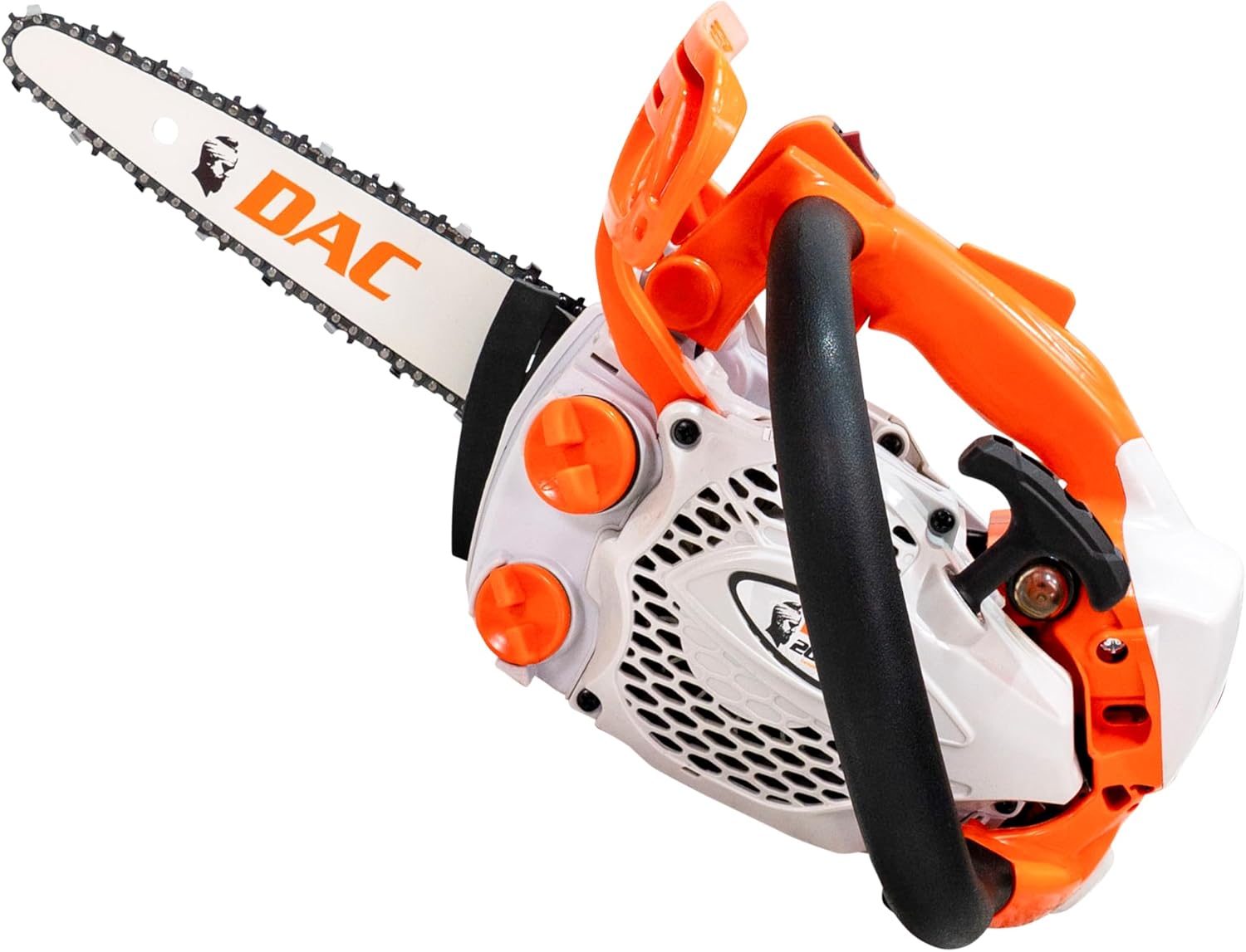 RURIS Tronçonneuse Thermique DAC 205RS, Moteur 2 Temps 1,5 CV TEZ, 25,4 cc, Guide 200 mm, Chaîne 1/4-1.1 - Démarrage Easy Start, Outil Léger et Précis pour Sculpture et Bricolage 1,5 CV 200mm