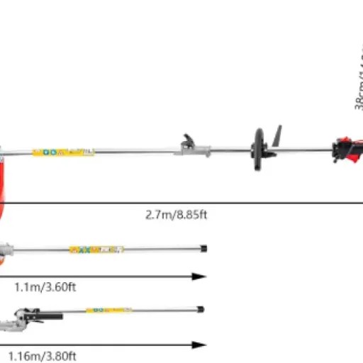 Test débroussailleuse 4-en-1 52cc cunnyend : puissante, complète… mais pas légère