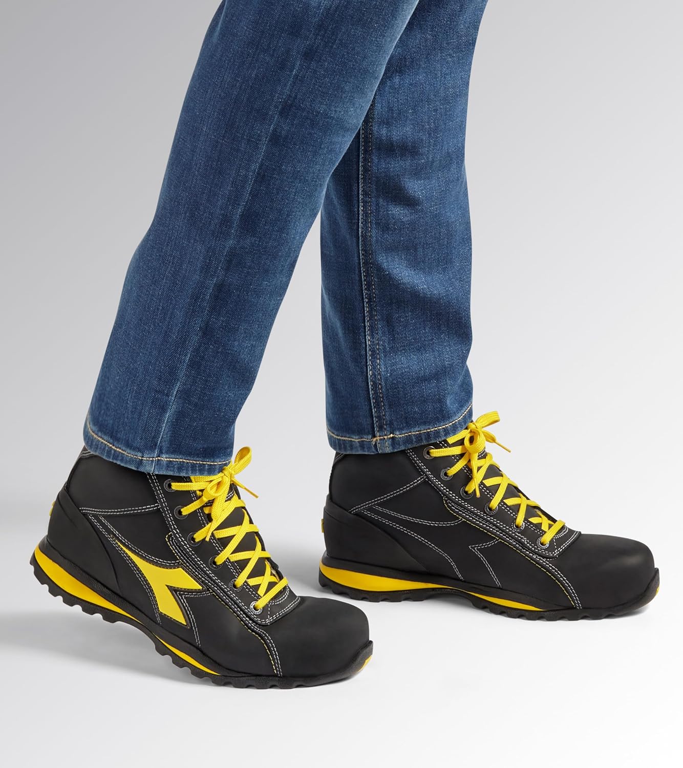 UTILITY DIADORA Glove Mid S3 Hro Sra Chaussures de travail mixte adulte 46 EU Jaune