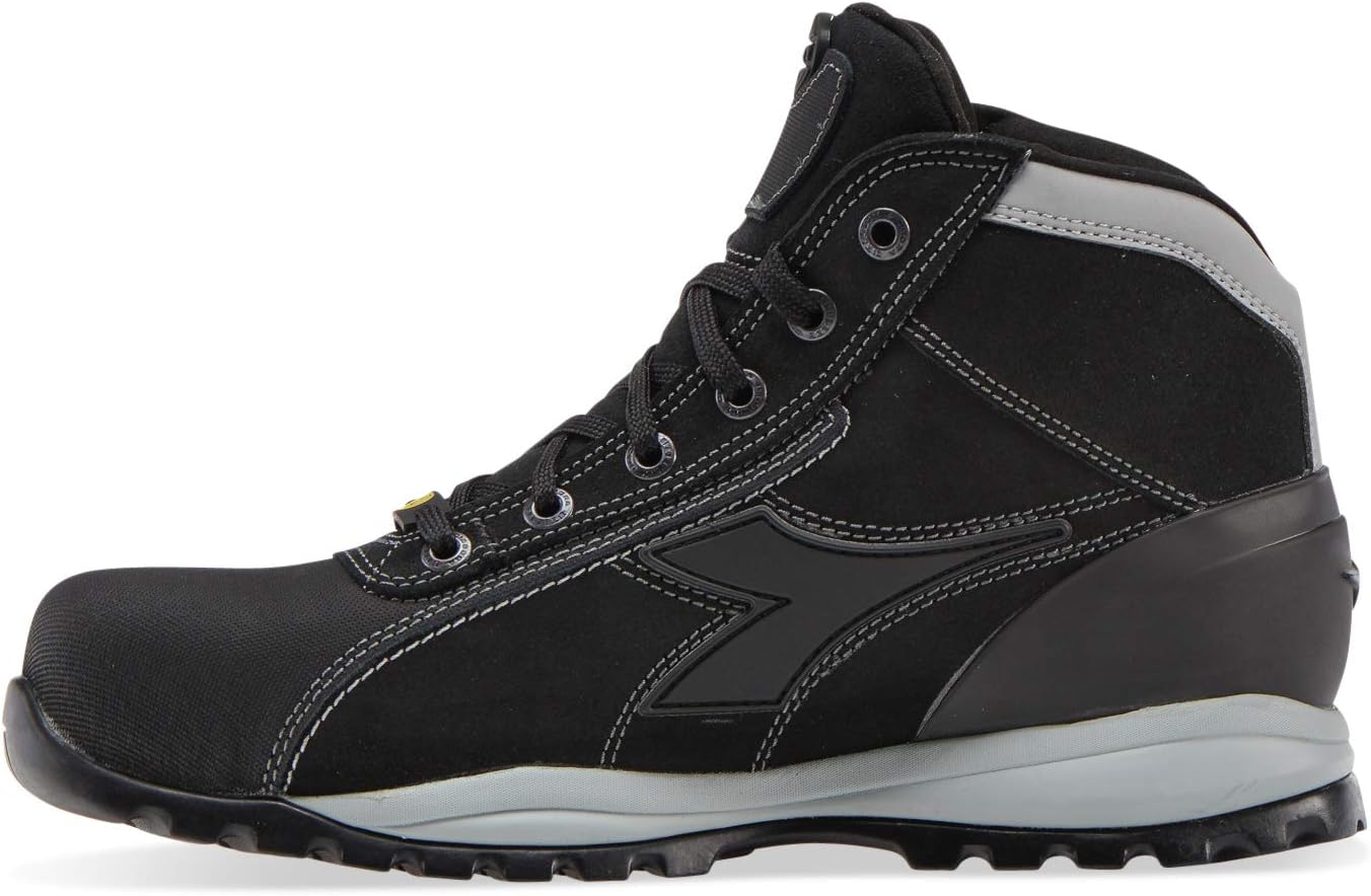 Chaussures DE SÉCURITÉ Haute Diadora Noirs S3 SRA HRO ESD Glove Tech High Pro - 173527800130, 43