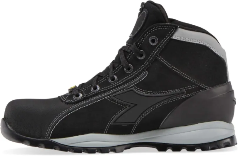 Chaussures DE SÉCURITÉ Haute Diadora Noirs S3 SRA HRO ESD Glove Tech High Pro - 173527800130, 43