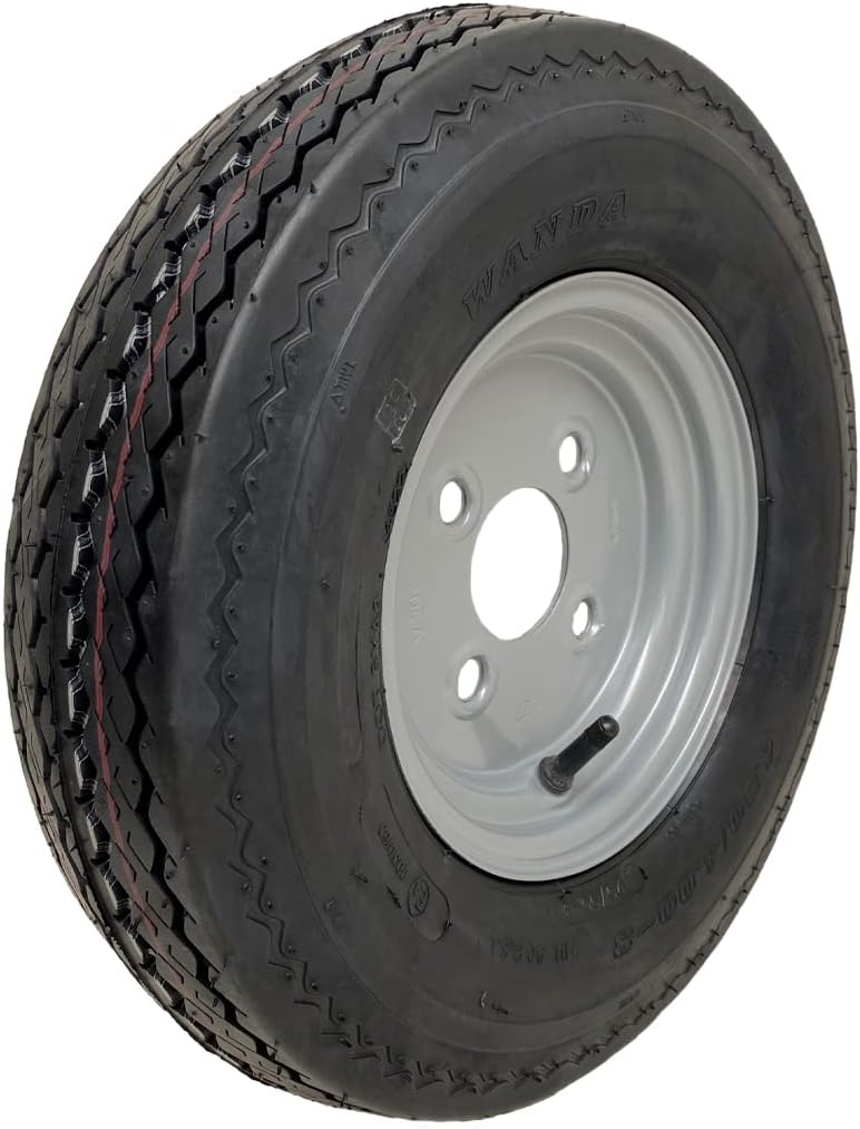 4.80/4.00-8 Kit de remorque à double essieu roues et essieux ALKO légaux à haute vitesse