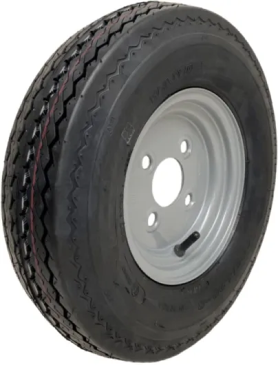 4.80/4.00-8 Kit de remorque à double essieu roues et essieux ALKO légaux à haute vitesse