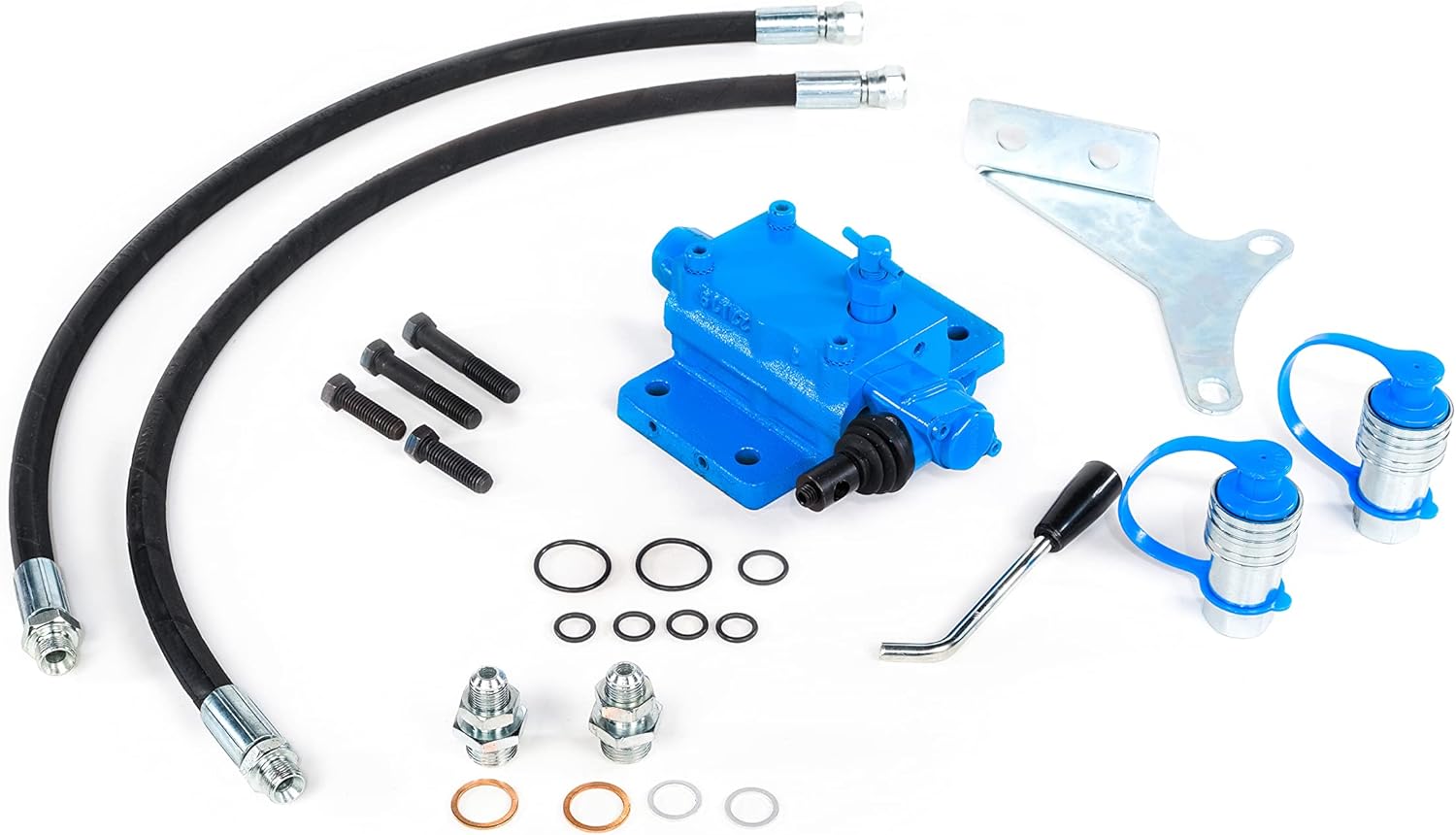Spare Parts Holland - Kit distributeur hydraulique simple effet 1 voie pour tracteurs Ford 2000 3000 3600 4000 – Ensemble complet