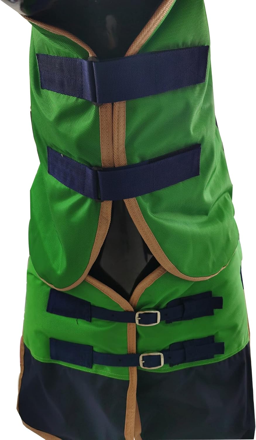 Couverture d'Hiver Imperméable Pour Cheval - Tissu Qualité 1200D Coton - Doux et Chaud (Taille: 145CM)