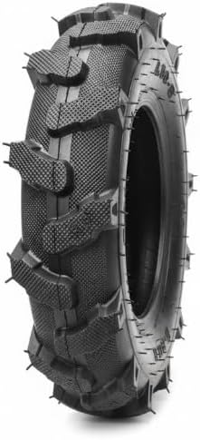 1 Pneu 4,00-8 TM + Chambre à air Pneu renforcé 4PR Caoutchouc roue pour usage agricole, tracteur, motoculteur, faucheuse