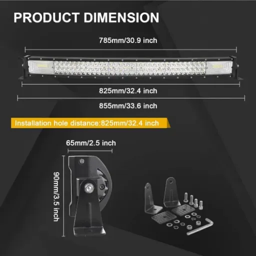 Test Projecteur de travail LED Willpower 42" 540W : la grosse barre qui éclaire large sans être parfaite