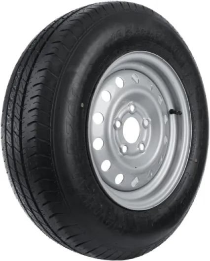 Roue Renforcée Complète pour Remorque 185 R14 C 104/102 N - Jante 5,5Jx14 avec Entraxe 5x112-14 Pouces pour Remorques Utilitaire et Caravane