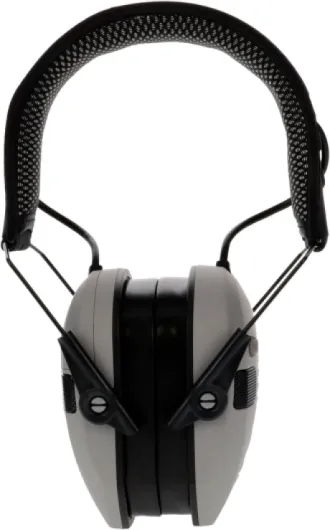 Walker's Razor Digital X-TRM Casque de protection auditive électronique Bluetooth avec coussinets en gel et bandeau en maille, 2 piles AAA incluses Taille unique X-trm - Gris