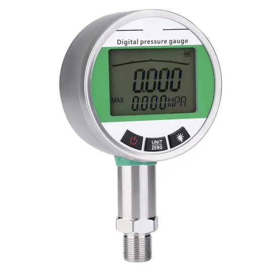 Manomètre Numérique de Mesure de Pression Jauge de Pression Numérique de Pression Hydraulique Indicateur de Pression de Transmission à Distance pour Gas Oil Eau avec Connecteur 0-1.6MPA M20 * 1.5mm