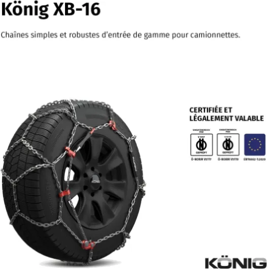 XB-16 227 - Chaînes à Neige, Set de 2