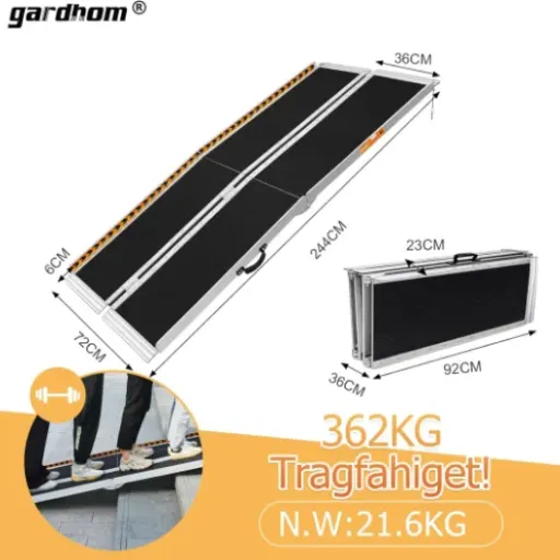 Test Gardhom Rampe 244 cm : lourde, costaude, et clairement pas pour la déco