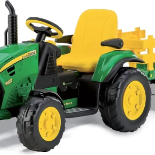 Test Peg Perego John Deere Ground Force : le tracteur pour enfants qui envoie bien sur terrain familial