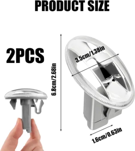 2 Pièces Dynamique Clignotant Latéral, répétiteurs clignotant compatibles pour Berlingo, 206 1007 107 307, C1 C2 C3 C5 Xsara Dispatch