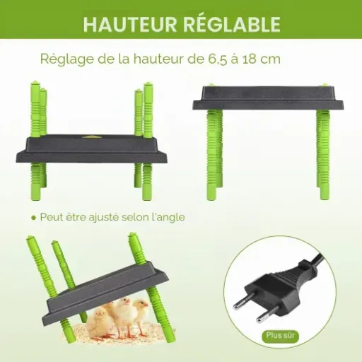 Test Plaque chauffante 25 x 30 cm Plutohiker : la poule artificielle qui fait le job sans flamber la facture