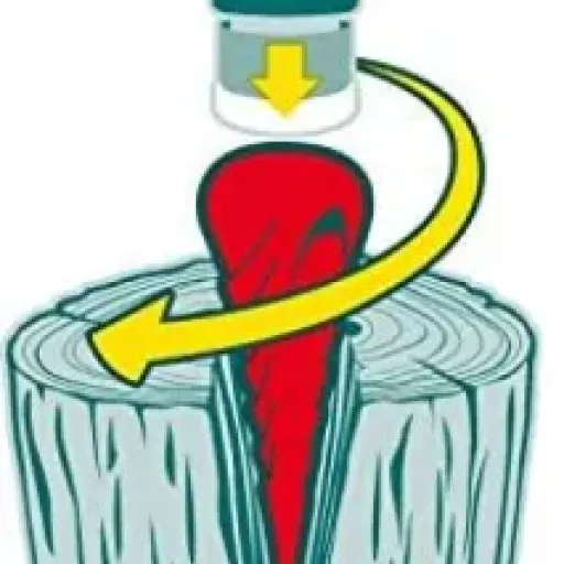 Test Leborgne Coin Éclateur Rouge 2,1 kg : le coin qui fait le job sur les grosses bûches