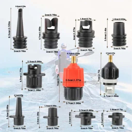 Test Adaptateur de Pompe SUP avec 9 buses : le petit kit qui simplifie le gonflage (quand c’est compatible)