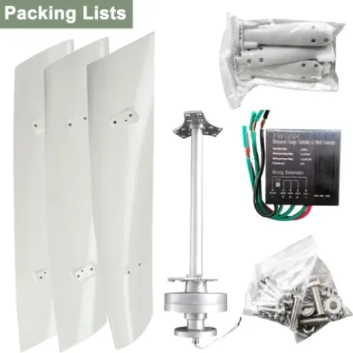 Test Kit générateur d'éolienne 12000 W Eastnmythet : une petite verticale qui promet beaucoup sur le papier