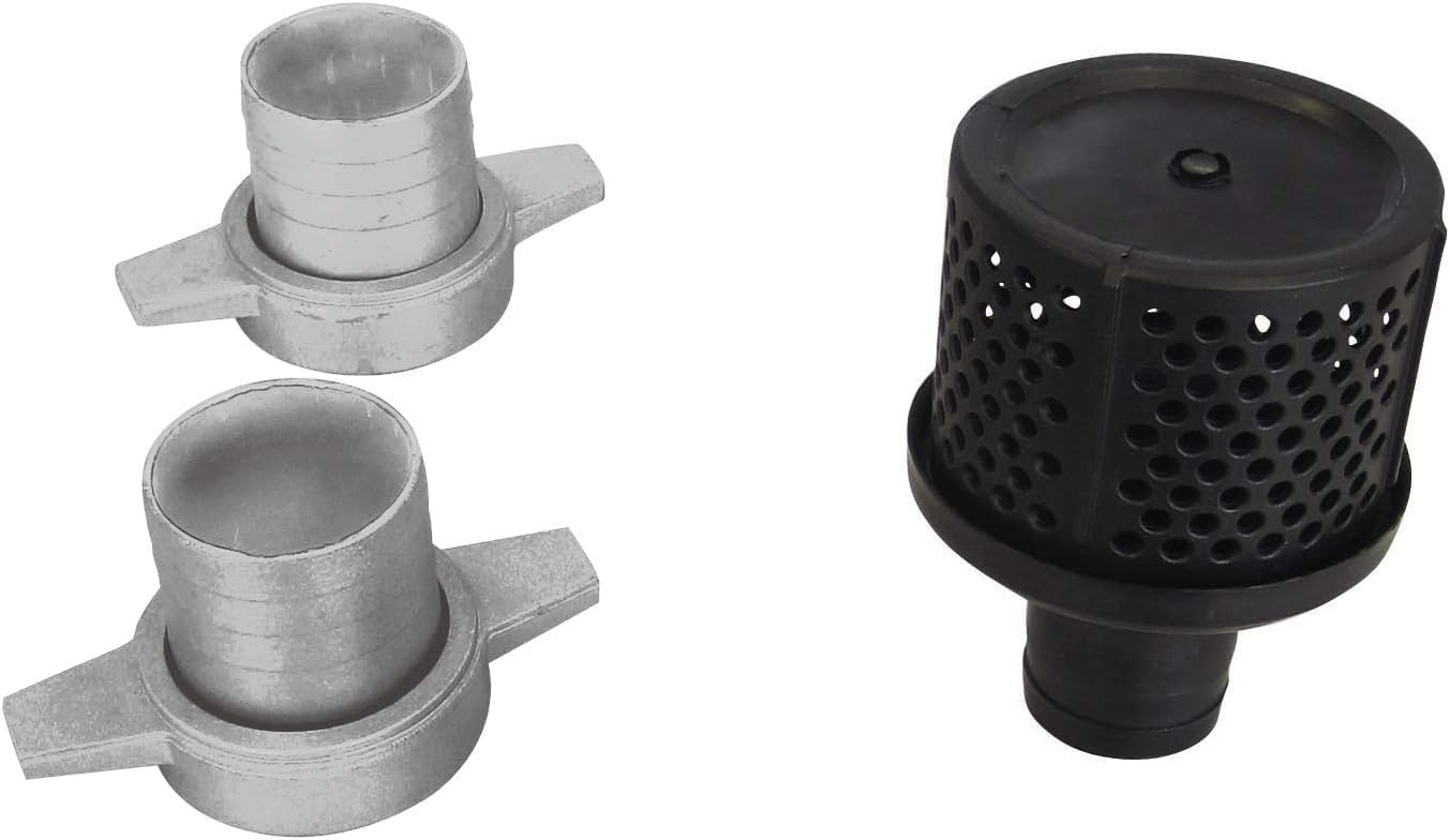 Pompe d’évacuation thermique GC-PW 16 (1.6 kW, moteur 4 temps, embout de remplissage, bouchon de purge, sécurité manque d’huile, avec 2 adaptateurs pour tuyaux + colliers, et crépine) Débit max : 14 000 L/h