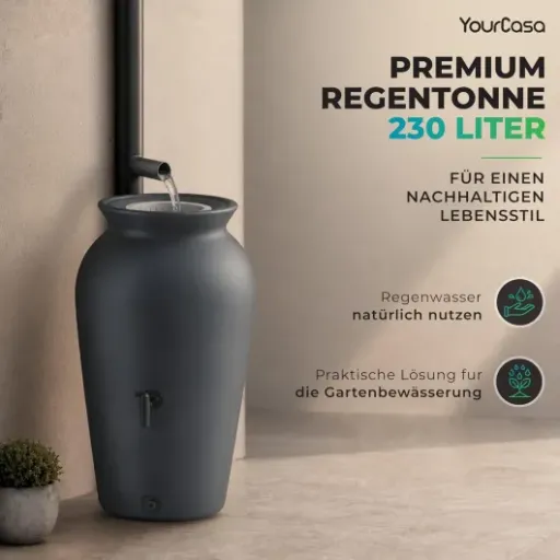 Test YourCasa Récupérateur d'eau 230 L : une amphore qui fait le job sans prendre trop de place