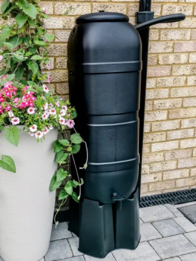 Ward GN339 Tonneau récupérateur d'eau Mince 100 l Noir 1