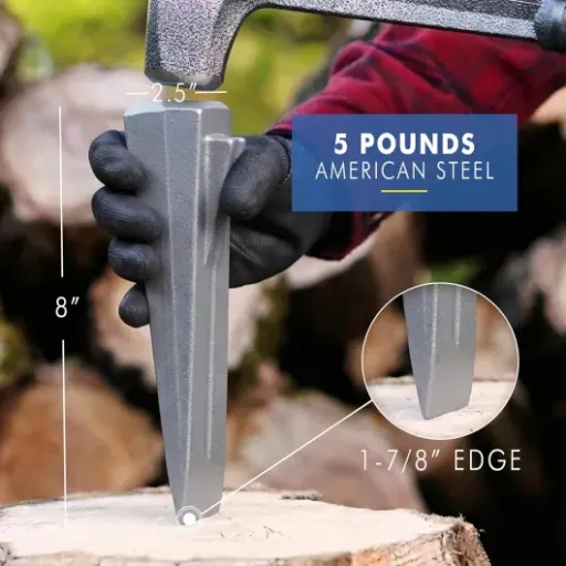 Test ESTWING Sure Split Wedge 5 lb : le coin à fendre costaud qui fait le sale boulot