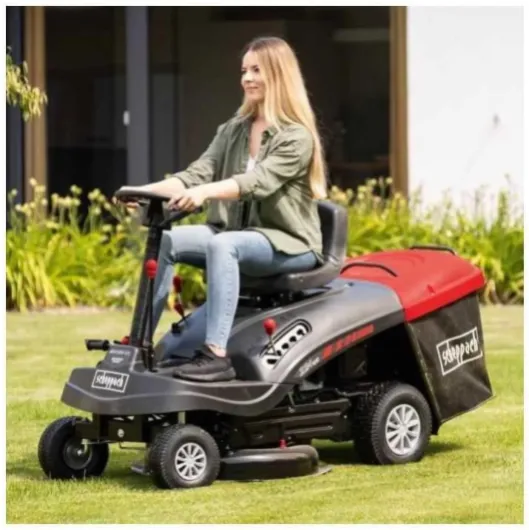 Tondeuse à Gazon autoportée MR196-61 – Moteur à Essence 4 Temps 4,8 KW / 6,5 CV – Largeur de Coupe 61 cm – 5 Vitesses – Hauteur de Coupe réglable Solo