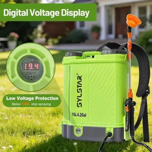 Test SYLSTAR Pulvérisateur Electrique 16L : le sac à dos qui simplifie les traitements au jardin (mais pas parfait)