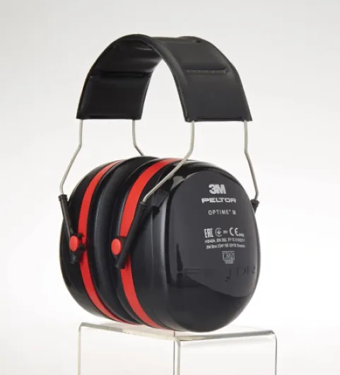 Peltor Optime III H540A - H54001, Casque anti bruit, Protection auditive de travail, SNR = 35 dB, Travaux de voirie, Chantiers, Aéroports, Noir, Taille unique Noir Taille unique Optime III Headband Unique