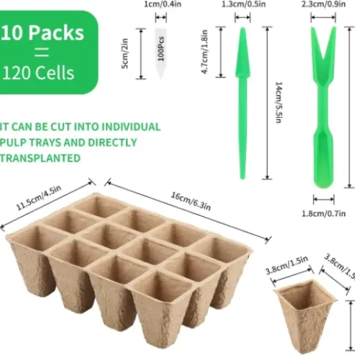 Test KINGLAKE 120 pots de semis : le kit pas cher qui fait le job pour démarrer son potager